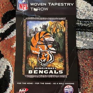New Cincinnati Bengals woven tapestry